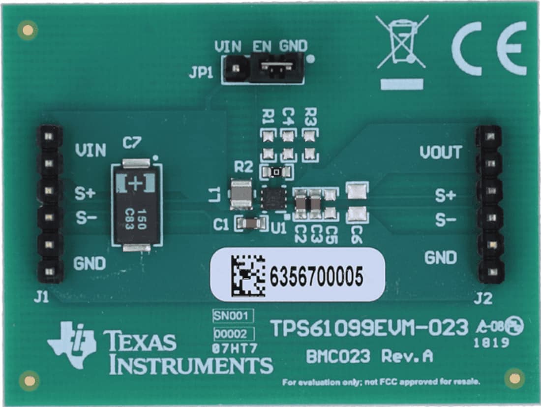 TPS61099EVM-023 Evaluation Board - TI | Mouser