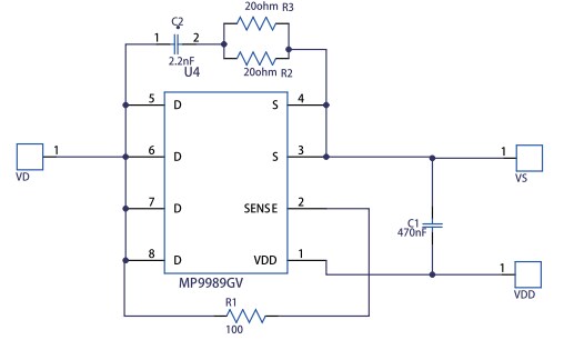 EV9989x Synchronous Rectification Eval Boards - MPS | Mouser