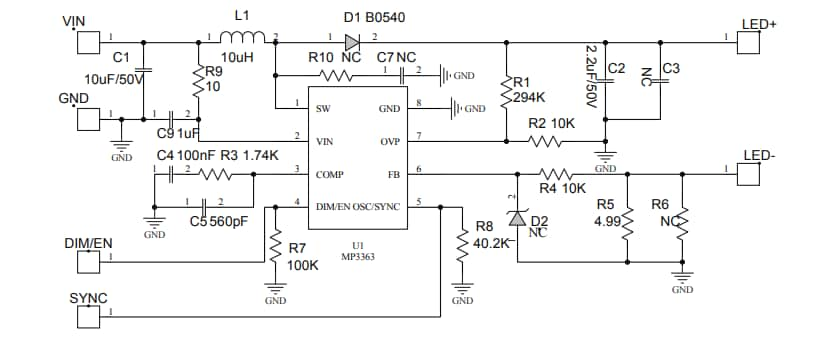 EV3363-J-00A Evaluation Board - MPS | Mouser