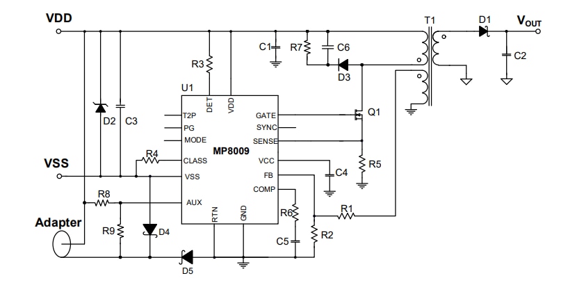 MP8009 Flyback/Forward Controllers - MPS | Mouser