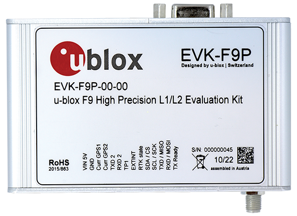 EVK-F9P-00 Evaluation Kits - U-blox | Mouser